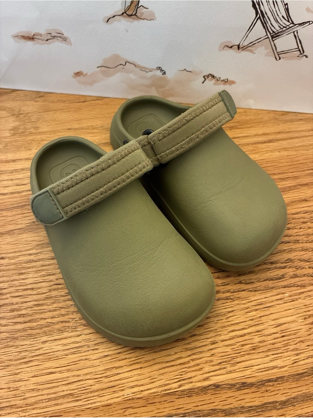 Zara Kids Olive Green Clog